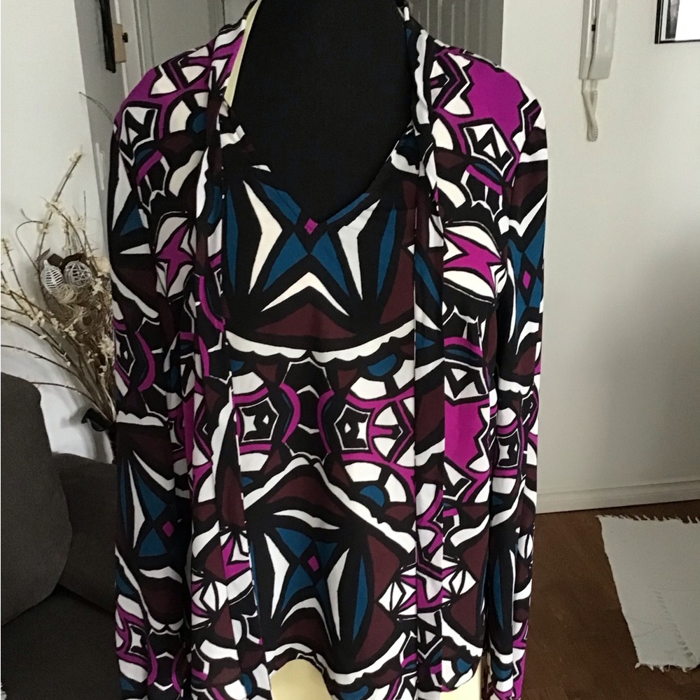 38 - State Pink/Blue Top